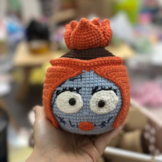 UniJames Sally Doll Head Handmade Crochet
