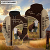Uni Personalized Name Hereford Live Like Someone Left The Gate 3D Shirt