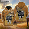 Uni Personalized Name Holstein Farming Life 3D Shirt