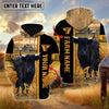 Uni Dexter Autumn Farming Personalized Name, Farm Name 3D Hoodie