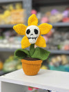 UniJames Skull Crochet Flower Pot Handmade Crochet
