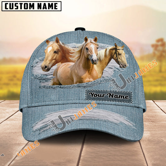 Unijames Palomino Scratch Jeans Pattern Personalized Name Cap