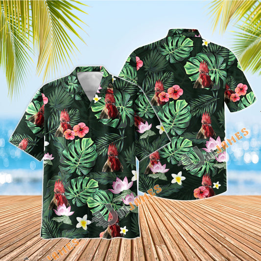 UniJames Chicken Summer Stay Cool Hawaiian Shirt