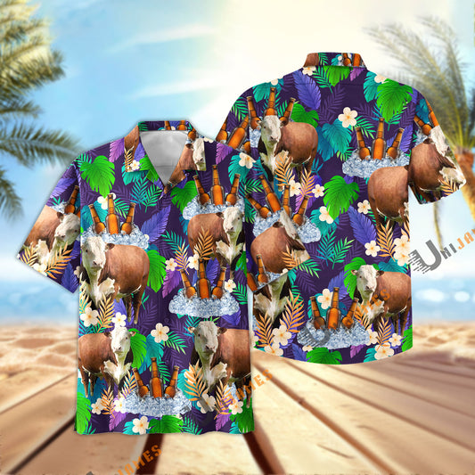 UniJames Dexter Beer Summer Time Hawaiian Shirt