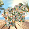 UniJames Custom Logo, Farm Name Hibiscus Pineapple Hawaiian Shirt