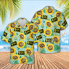 UniJames Custom Logo, Farm Name Sunflower Hawaiian Shirt