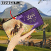 Uni Horses I Always Thought Love Personalized Leather Clutch