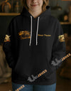 Uni Personalized Name & Farm Name Black Cattle Hoodie