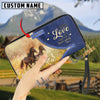 Uni Horses I Always Thought Love Personalized Leather Clutch