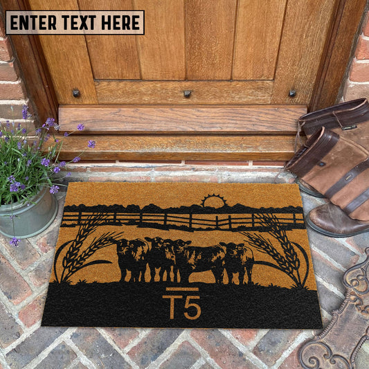 Uni Angus Sunshine Field Coir Doormat For Jaclyn