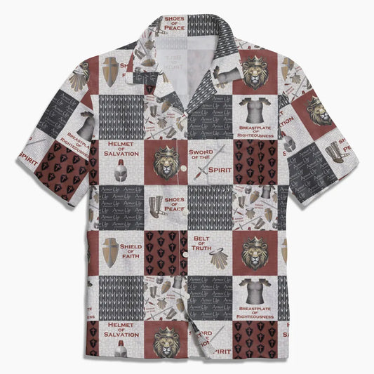 UniJames Armor Of God Christian Hawaiian Shirt