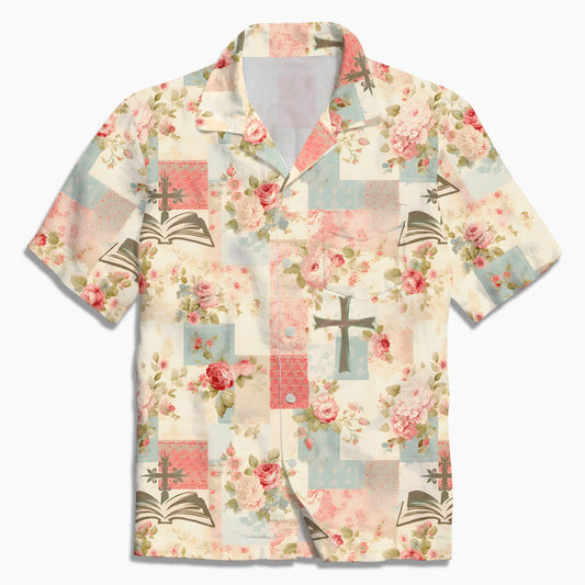 UniJames Bible Boho Flower Christian Hawaiian Shirt