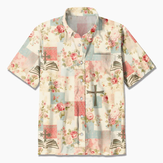 UniJames Bible Boho Flower Christian Hawaiian Shirt
