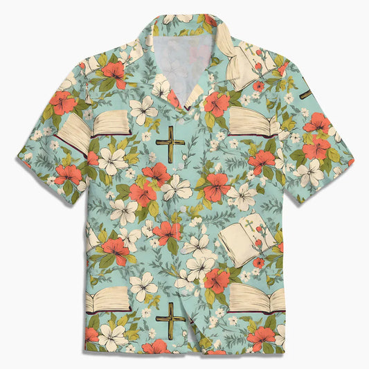 UniJames Bible Flower Christian Hawaiian Shirt
