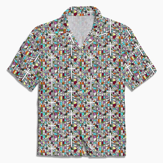 UniJames Church Glass Christian Hawaiian Shirt