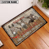 Uni Donkey Personalized - Welcome  Doormat