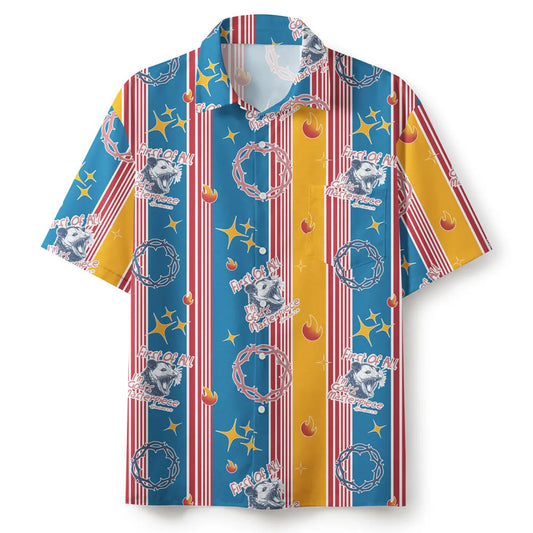UniJames Frist Of All I'm God Pieces Christian Hawaiian Shirt