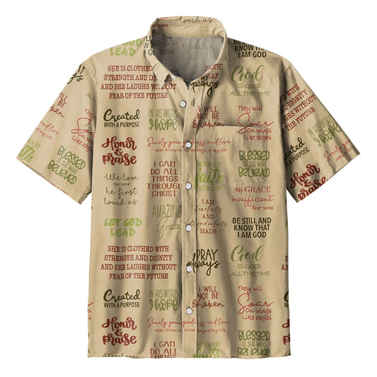 UniJames God Is Good Vintage Christian Hawaiian Shirt