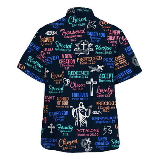 UniJames God Say I Am Hawaiian Shirt - Christian Hawaiian Shirt - Religious Hawaiian Shirts