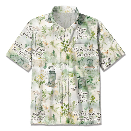 UniJames Grow In Grace Christian Hawaiian Shirt