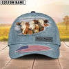 Uni Simmental Jeans Pattern Customized Name Cap