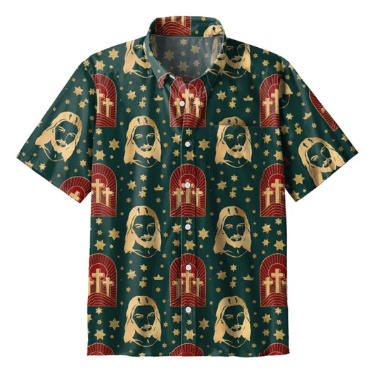 UniJames He Is Risen Christian Hawaiian Shirt