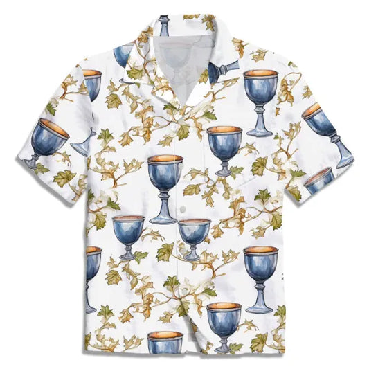 UniJames Holy Grail Christian Hawaiian Shirt