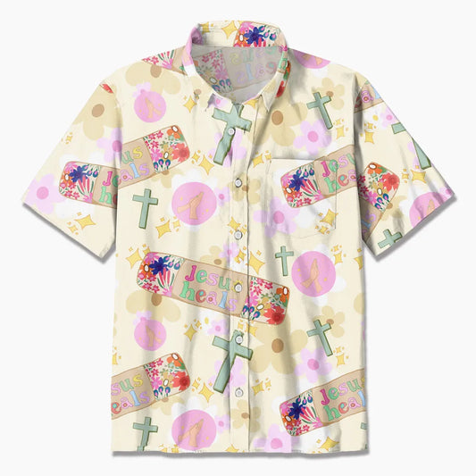 UniJames Jesus Heals Christian Hawaiian Shirt