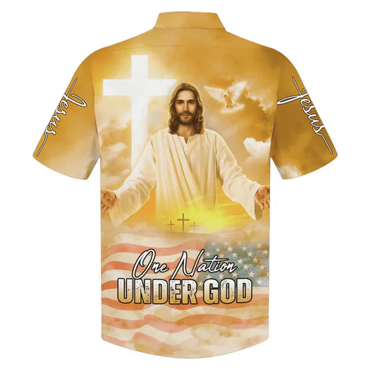 UniJames Jesus Greets You Hawaiian Shirt - Best Hawaiian Shirts - Christian Hawaiian Shirt