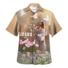 UniJames Jesus Is The True God Hawaiian Shirt - Jesus And The Sheep Hawaiian Shirts For Men & Women - Christian Hawaiian Shirt - Hawaiian Summer Shirts