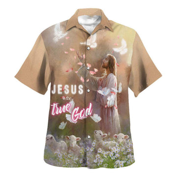 Unique Jesus Is The True God Jesus And The Sheep Hawaiian Shirt