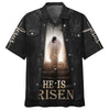 UniJames Jesus Leaving The Tomb Hawaiian Shirt - He Is Risen Hawaiian Shirts - Christian Hawaiian Shirt - Jesus Hawaiian Shirts
