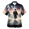 UniJames Jesus Walk Water Jesus Is My Savior Hawaiian Shirt - Christian Hawaiian Shirt - Religious Hawaiian Shirts