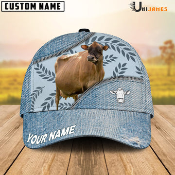 Uni Jersey Countryside Jean Pattern Customized Name Cap