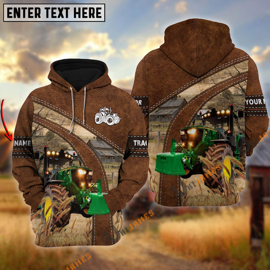 Uni Tractor Custom Name On Sleeve 3D Hoodie