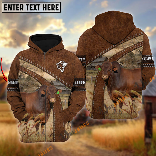 Uni Beefmaster Custom Name On Sleeve 3D Hoodie