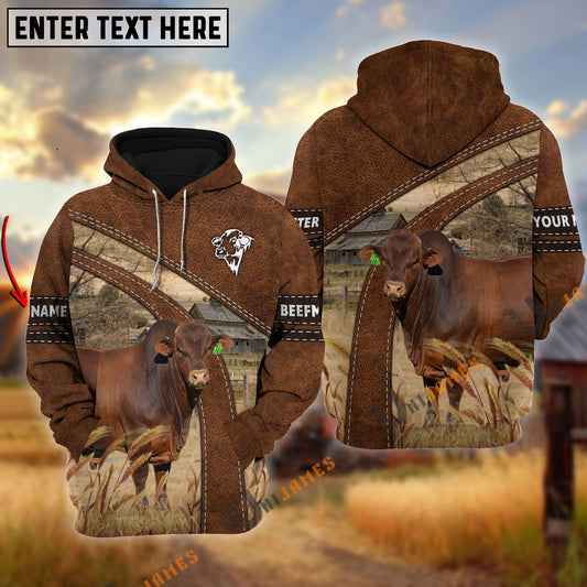 Uni Beefmaster Custom Name On Sleeve 3D Hoodie