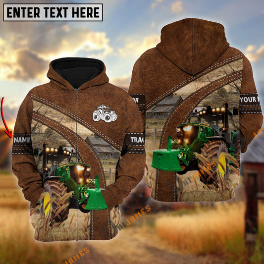 Uni Tractor Custom Name On Sleeve 3D Hoodie