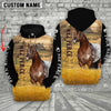 Uni Personalized Name Nez Perce Horse House On The Farm 3D Hoodie