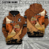 Uni Beefmaster Farming Dark Brown Personalized 3D Hoodie