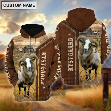 Uni Image of Dag Kristian Rosnes Personalized Name, Farm Name 3D Hoodie