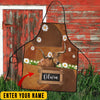 Uni Personalized Name TX Longhorn Cattle All Over Printed 3D Apron