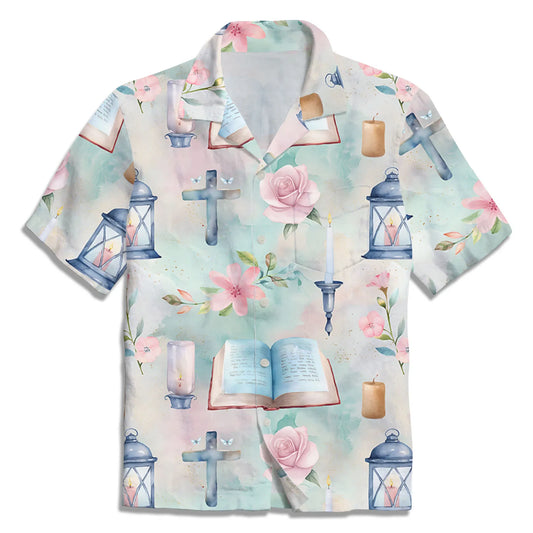 UniJames The Light Flower Christian Hawaiian Shirt