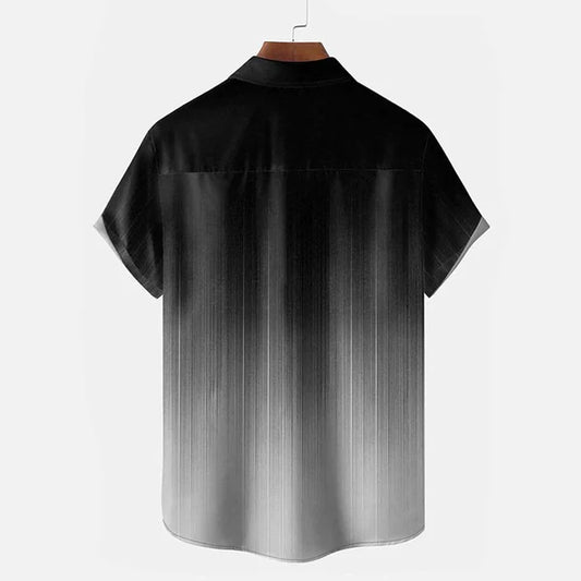 UniJames The Cross Black Color Christian Hawaiian Shirt - Hawaiian Beach Shirts for Men Women