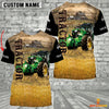 Uni Personalized Name Tractor On The Farm All Over Printed 3D Hoodie