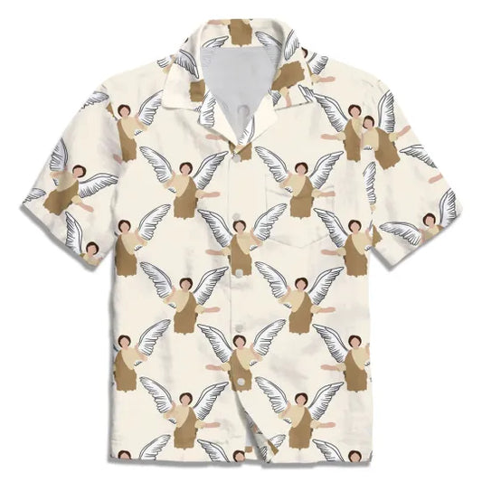 UniJames Vintage Jesus Saves Christian Hawaiian Shirt