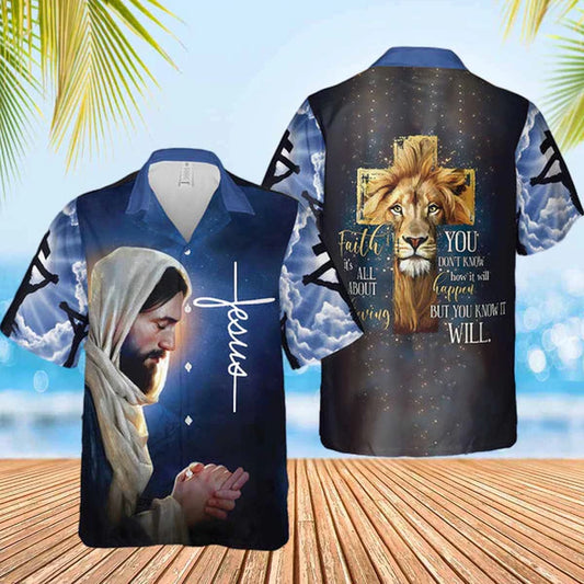 UniJames You Don't Know How It Will Happen Jesus Hawaiian Shirt - Christian Hawaiian Shirts For Women Men