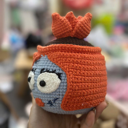 UniJames Sally Doll Head Handmade Crochet