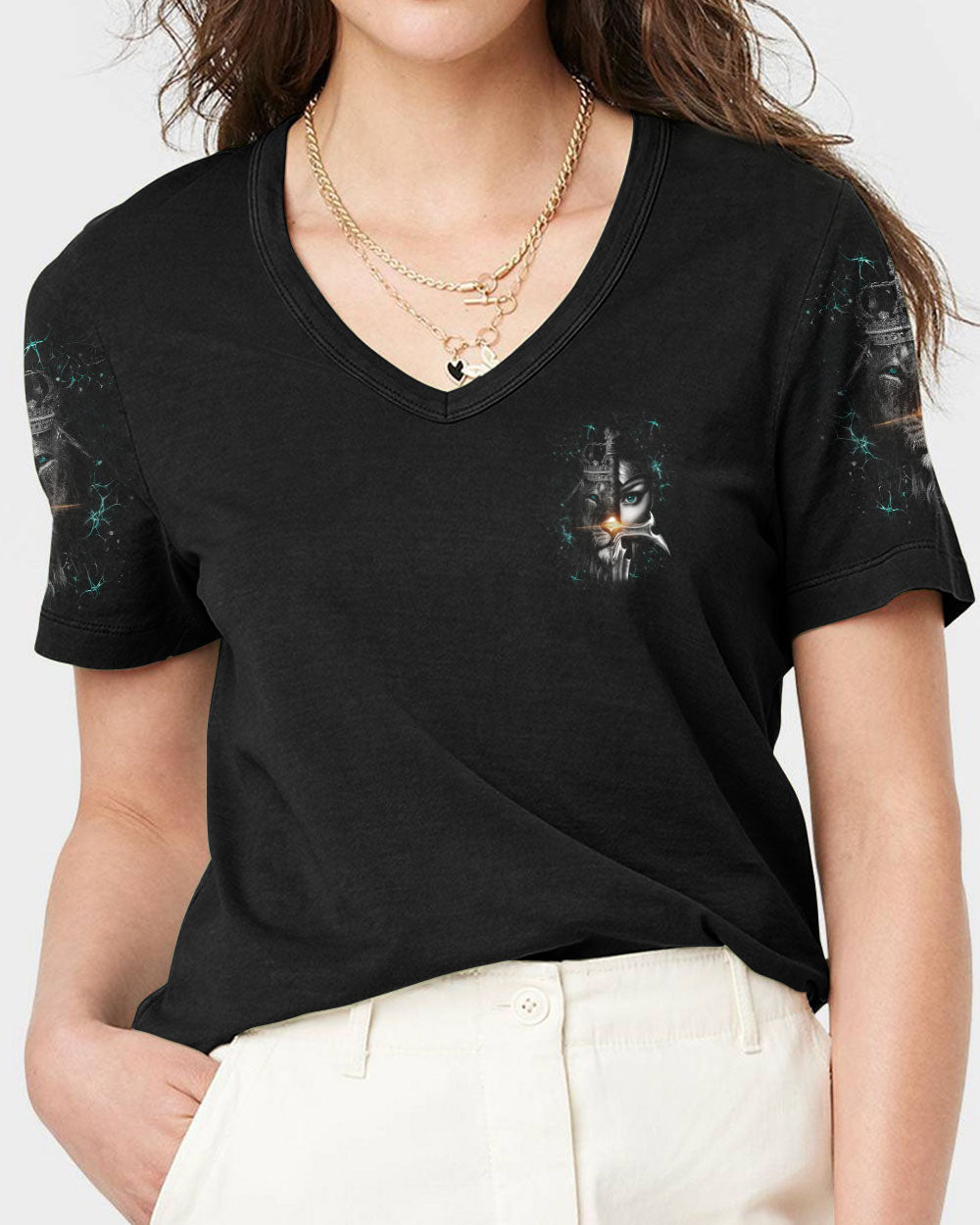 A Child Of God A Woman Of Faith Women's All Over Print Shirt - Yhdu0907243