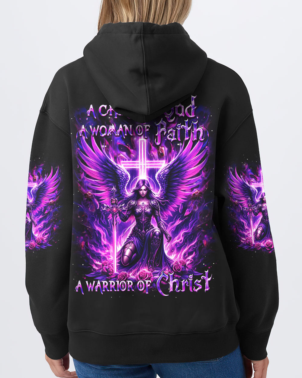 A Child Of God A Woman Of Faith Women's All Over Print Shirt - Yhdu1811243